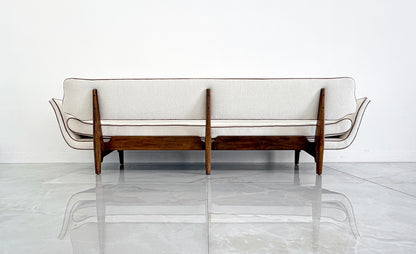 Rare Edward Wormley Model #5719, La Gondola Sofa, Dunbar, 1957