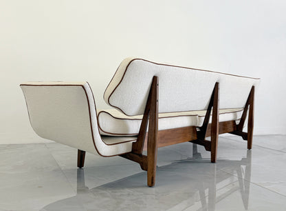 Rare Edward Wormley Model #5719, La Gondola Sofa, Dunbar, 1957