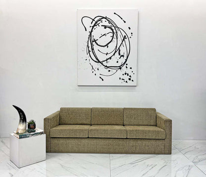 Standard Tuxedo Sofa by Milo Baughman, Thayer Coggin, 1970's
