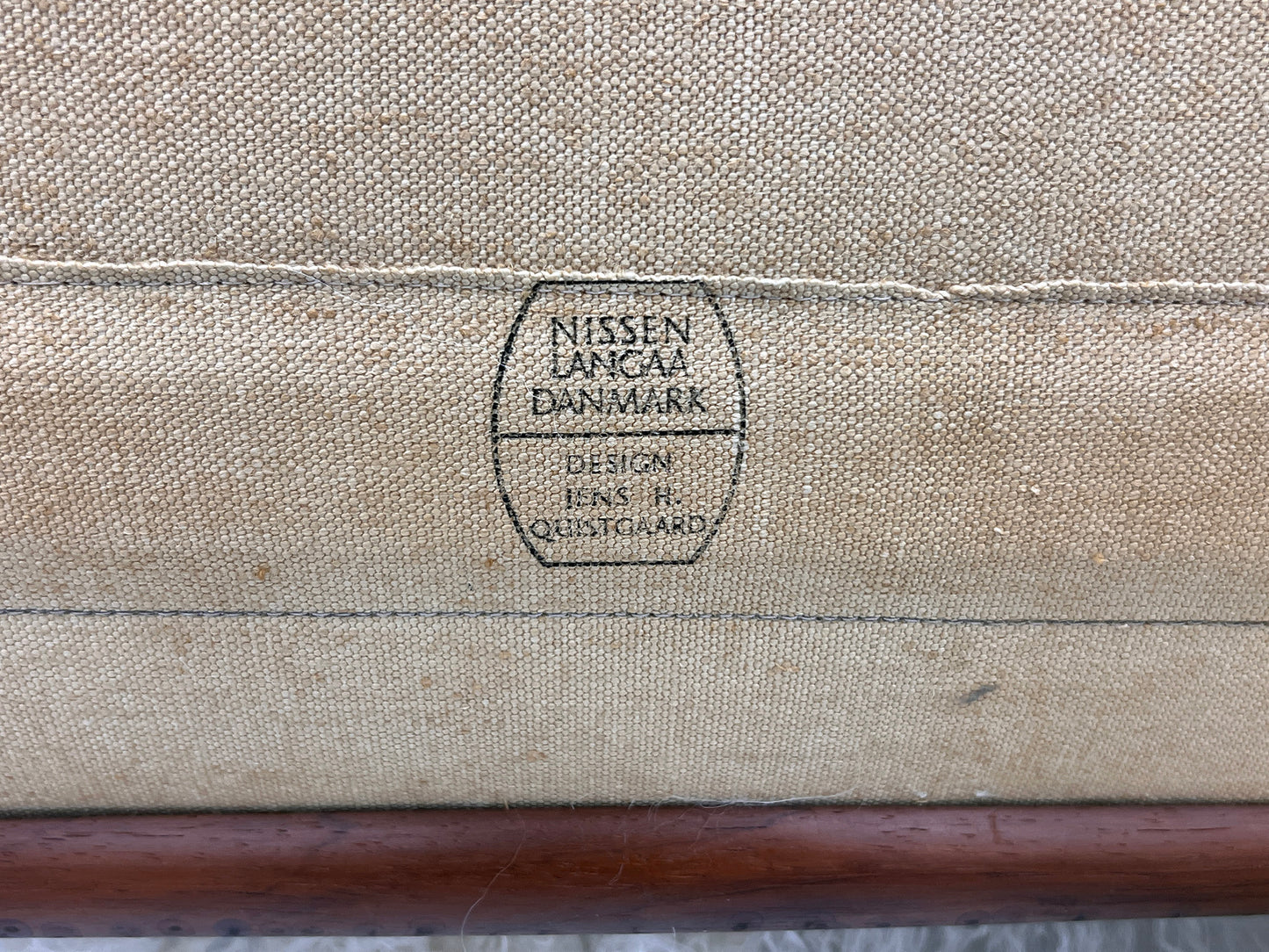 Stokkestol Chair, Jens Quistgaard for Nissen Langaa, Rosewood, Sheepskin, 1960's