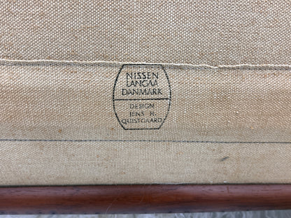 Stokkestol Chair, Jens Quistgaard for Nissen Langaa, Rosewood, Sheepskin, 1960's