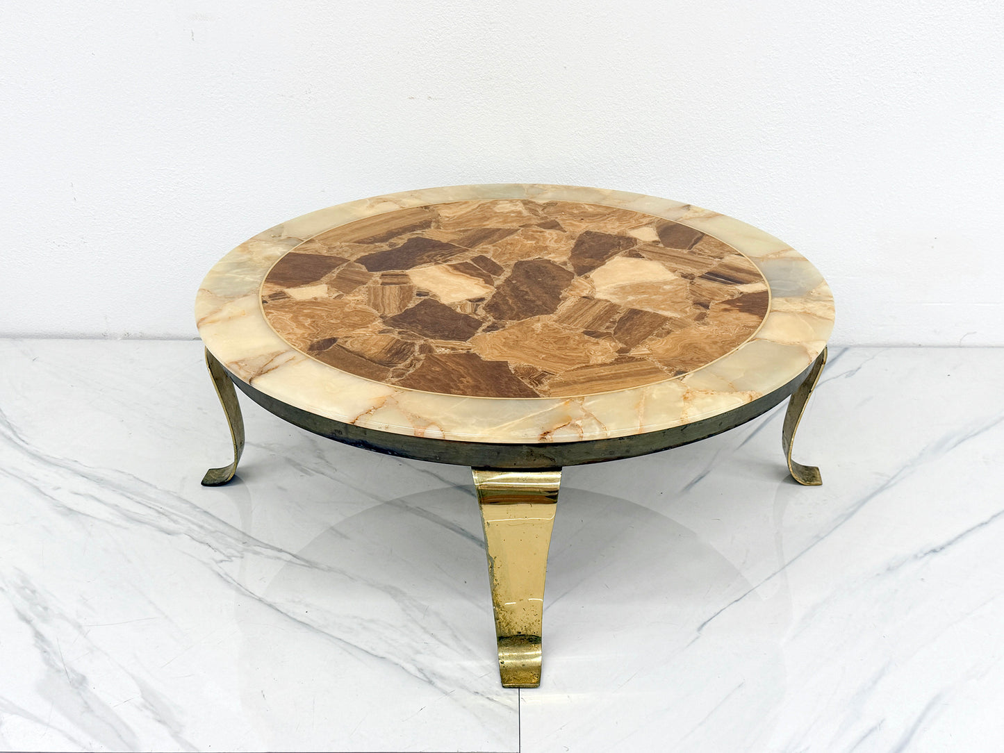 Mid Century Onyx Coffee Table by Arturo Pani, Muller's Of Mexico, 1960's