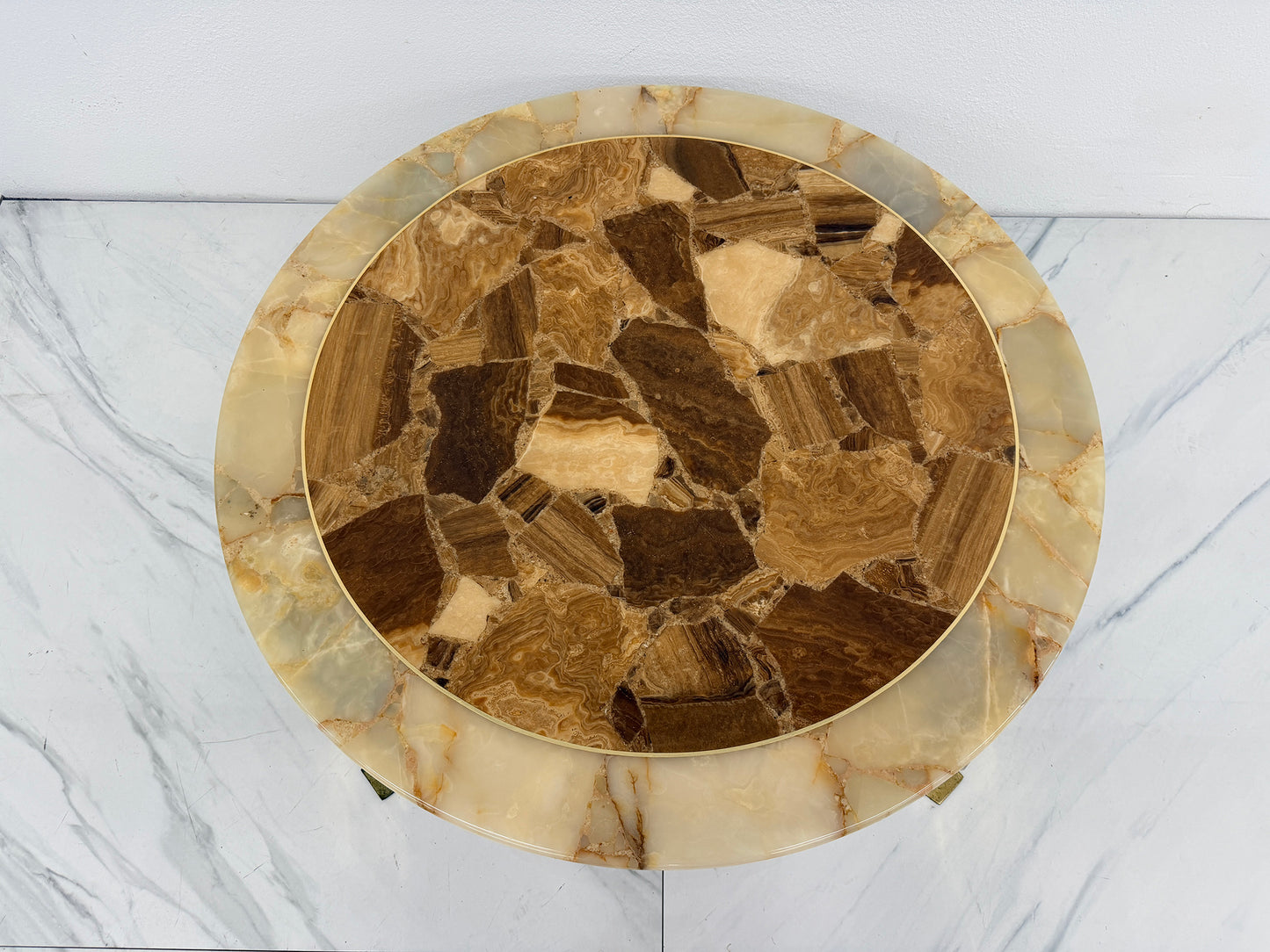 Mid Century Onyx Coffee Table by Arturo Pani, Muller's Of Mexico, 1960's