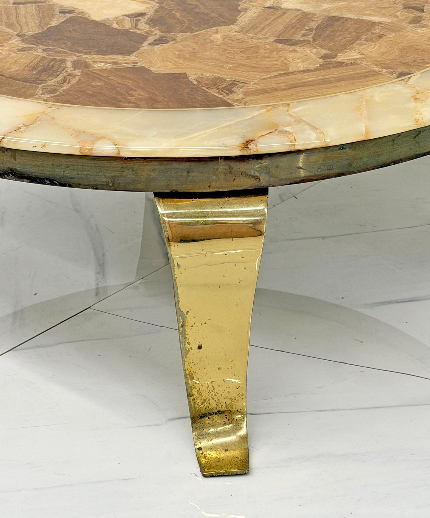 Mid Century Onyx Coffee Table by Arturo Pani, Muller's Of Mexico, 1960's