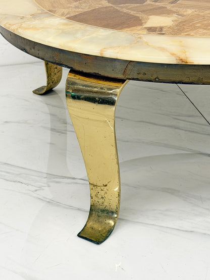 Mid Century Onyx Coffee Table by Arturo Pani, Muller's Of Mexico, 1960's
