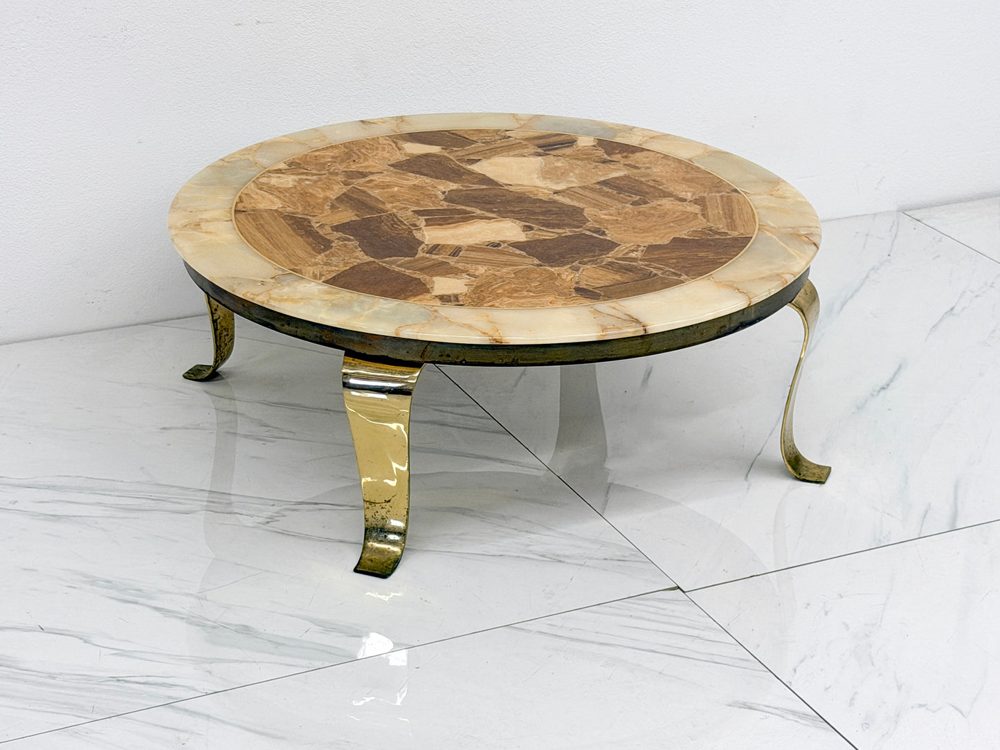 Mid Century Onyx Coffee Table by Arturo Pani, Muller's Of Mexico, 1960's