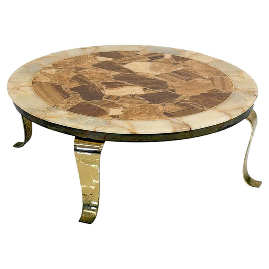 Mid Century Onyx Coffee Table by Arturo Pani, Muller's Of Mexico, 1960's