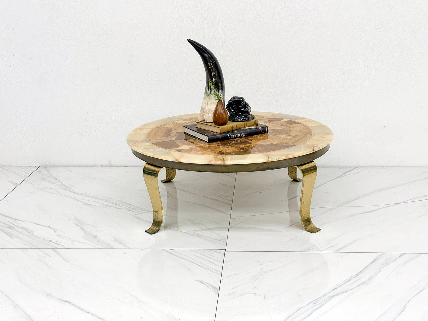 Mid Century Onyx Coffee Table by Arturo Pani, Muller's Of Mexico, 1960's