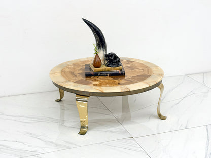 Mid Century Onyx Coffee Table by Arturo Pani, Muller's Of Mexico, 1960's