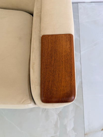 Danish Modern Sofa with Teak Paws, Oak H - Base, 1960's, 2 Configurations Included