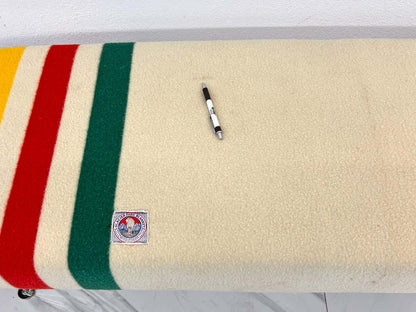 Massimo losa Ghini Plana Bench, in 1930's Pendleton Glacier Park Blanket