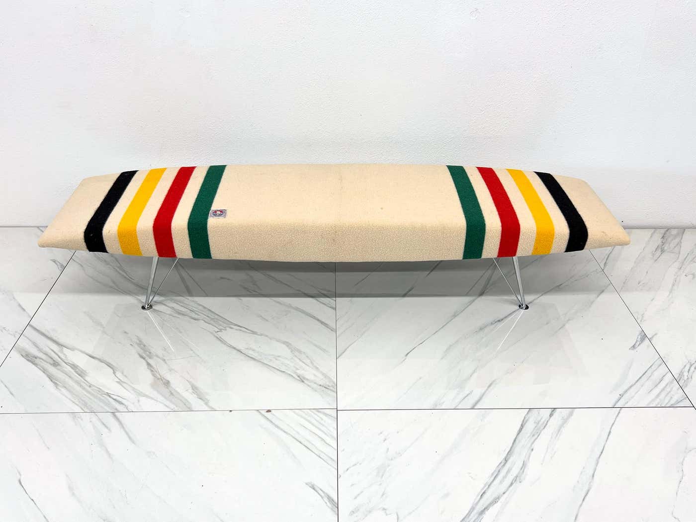 Massimo losa Ghini Plana Bench, in 1930's Pendleton Glacier Park Blanket
