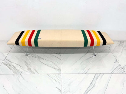 Massimo losa Ghini Plana Bench, in 1930's Pendleton Glacier Park Blanket