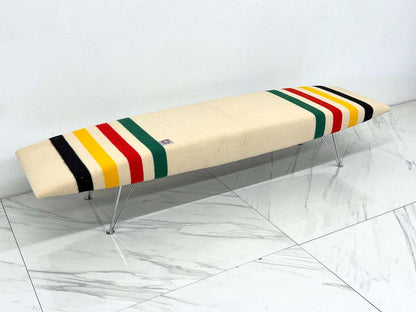 Massimo losa Ghini Plana Bench, in 1930's Pendleton Glacier Park Blanket
