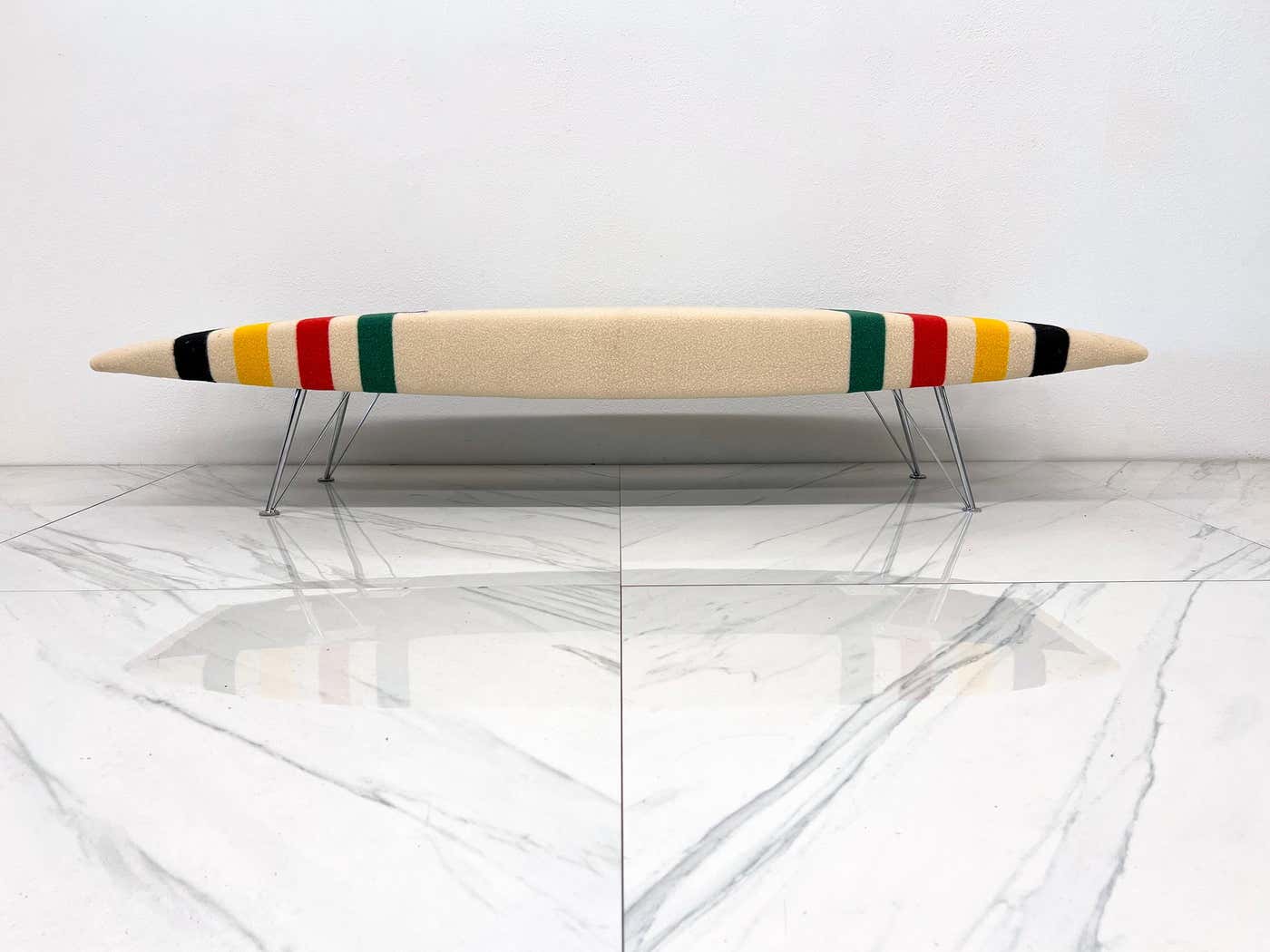 Massimo losa Ghini Plana Bench, in 1930's Pendleton Glacier Park Blanket
