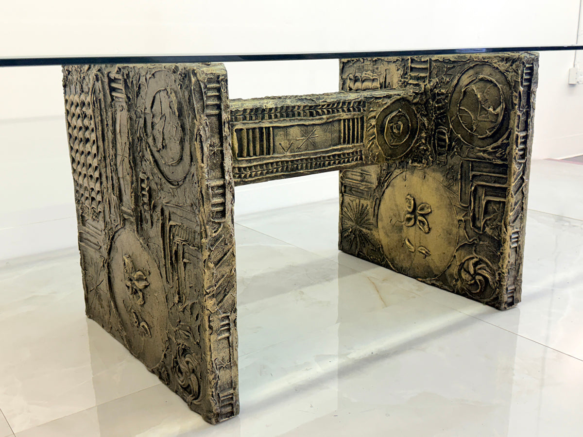 Adrian Pearsall Cast Goopy Sculptured Brutalist Dining Table, 1960's