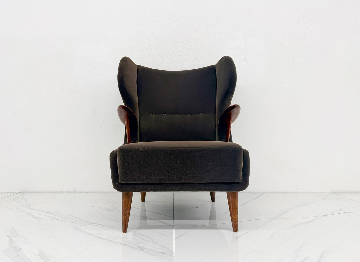 Model VP 37 Oak and Teak Lounge Chair by Georg Thams, Denmark 1950's