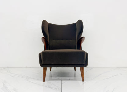 Model VP 37 Oak and Teak Lounge Chair by Georg Thams, Denmark 1950's