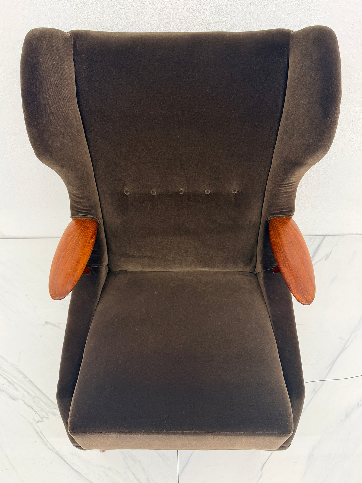 Model VP 37 Oak and Teak Lounge Chair by Georg Thams, Denmark 1950's