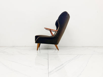 Model VP 37 Oak and Teak Lounge Chair by Georg Thams, Denmark 1950's